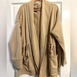 Tan Knox Rose Cardigan, size 2x